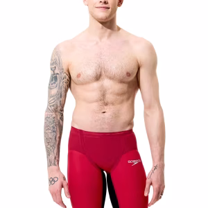 Speedo Costume Nuoto Da Competizione Uomo LZR Pure Valor 2.0 HW Vita Alta Red Black